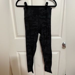 Black and Grey Camo Lululemon Align Leggings